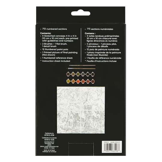 Haunted House Paint-by-Number Gallery Mini Kit by Artist's Loft®